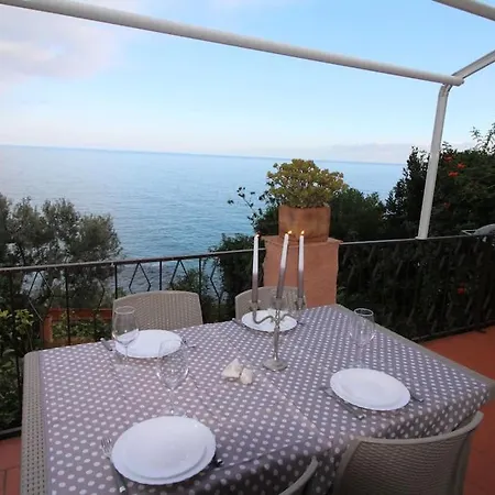 Terrace On The Sea: & Pool Apartment Andora